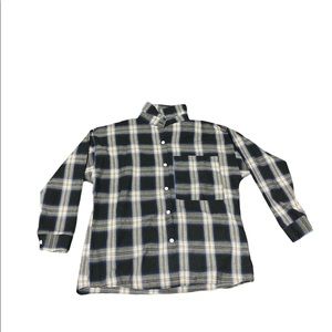 Black and white flannel
